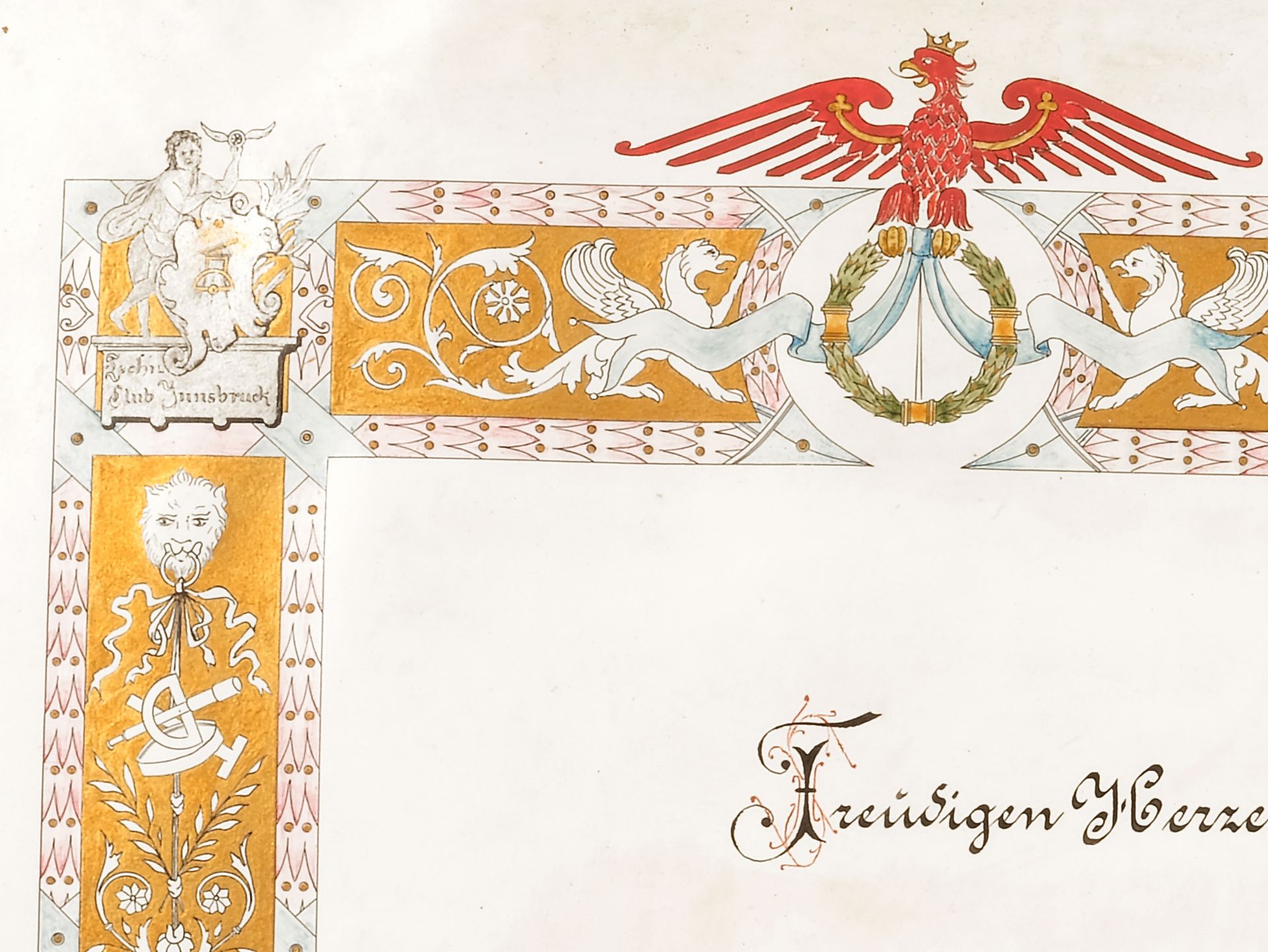 Dokumentenmappe, 
50 Jahre Ingenieur & Architektenverein Innsbruck 1898 - Bild 8 aus 8