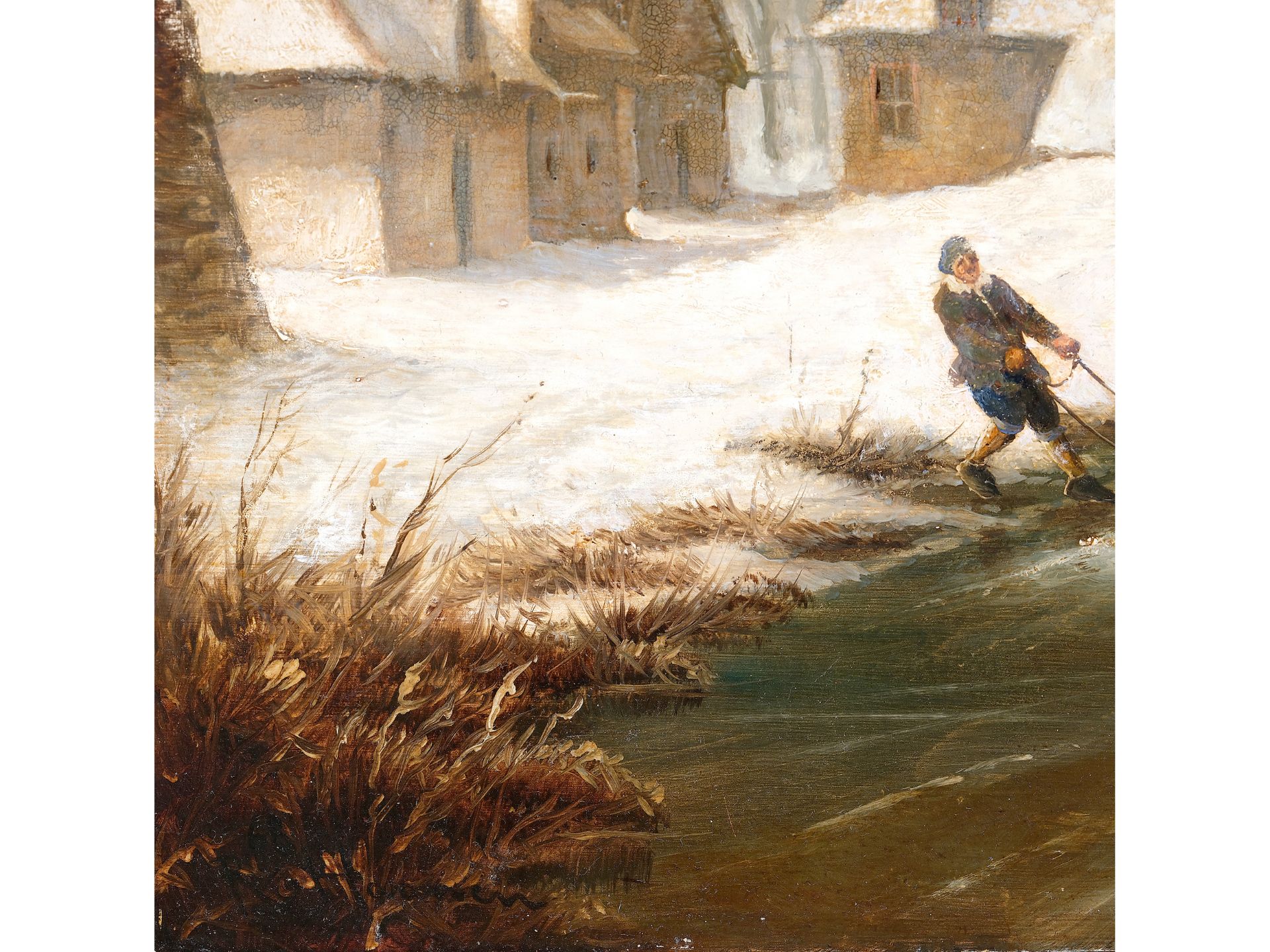 Remigus Adrianus van Haanen, 
Oosterhout 1812 - 1877 Bad Aussee, attributed, 
Winter - Image 4 of 5