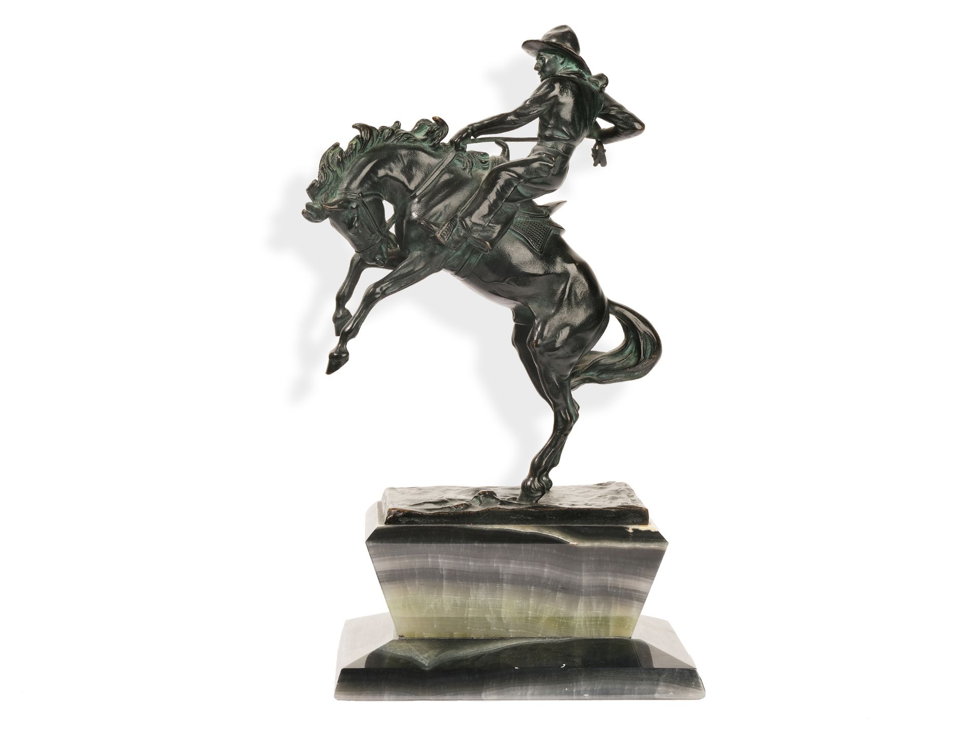 Cowboy, 
Ca. 1910, 
Bronze - Image 3 of 7