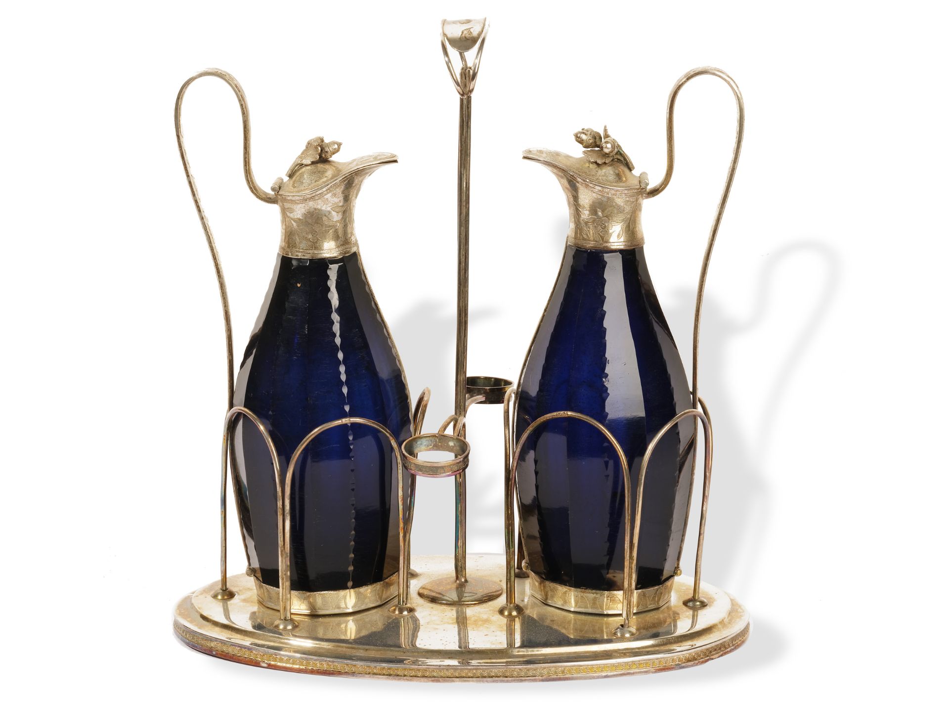 Elegant Menage, 
Vinegar & Oil, 
Empire, ca. 1810/20