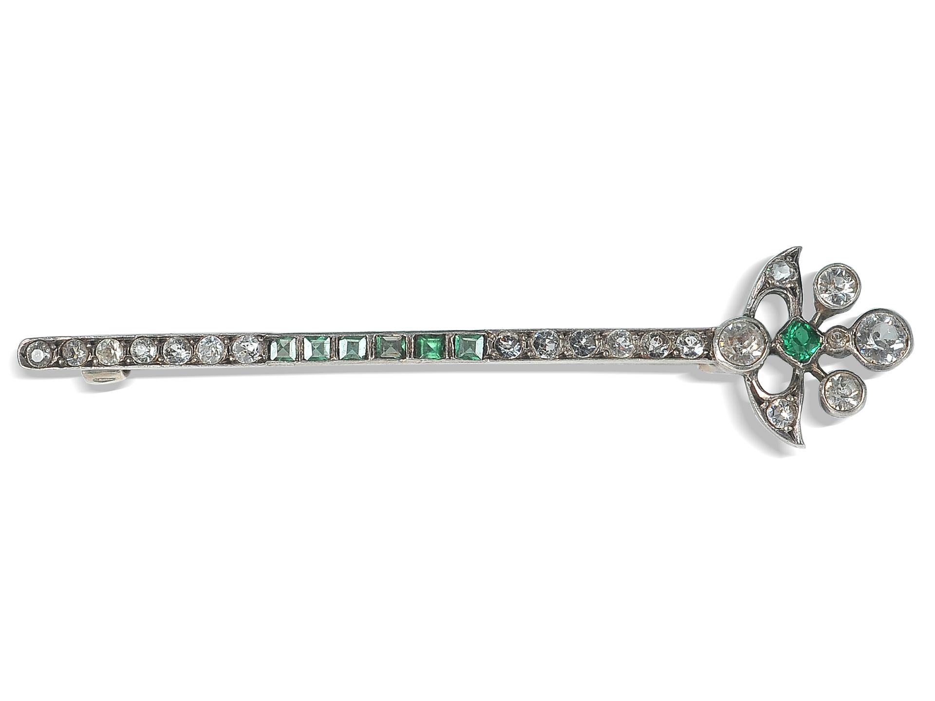 Art Nouveau bar brooch, 
Roth & Neffe, Vienna, 
Ca. 1900