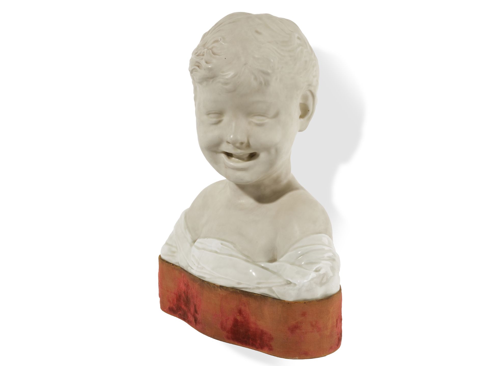 Desiderio da Settignano, 
Bust of a boy, 
After the original in the KHM Vienna - Image 2 of 5