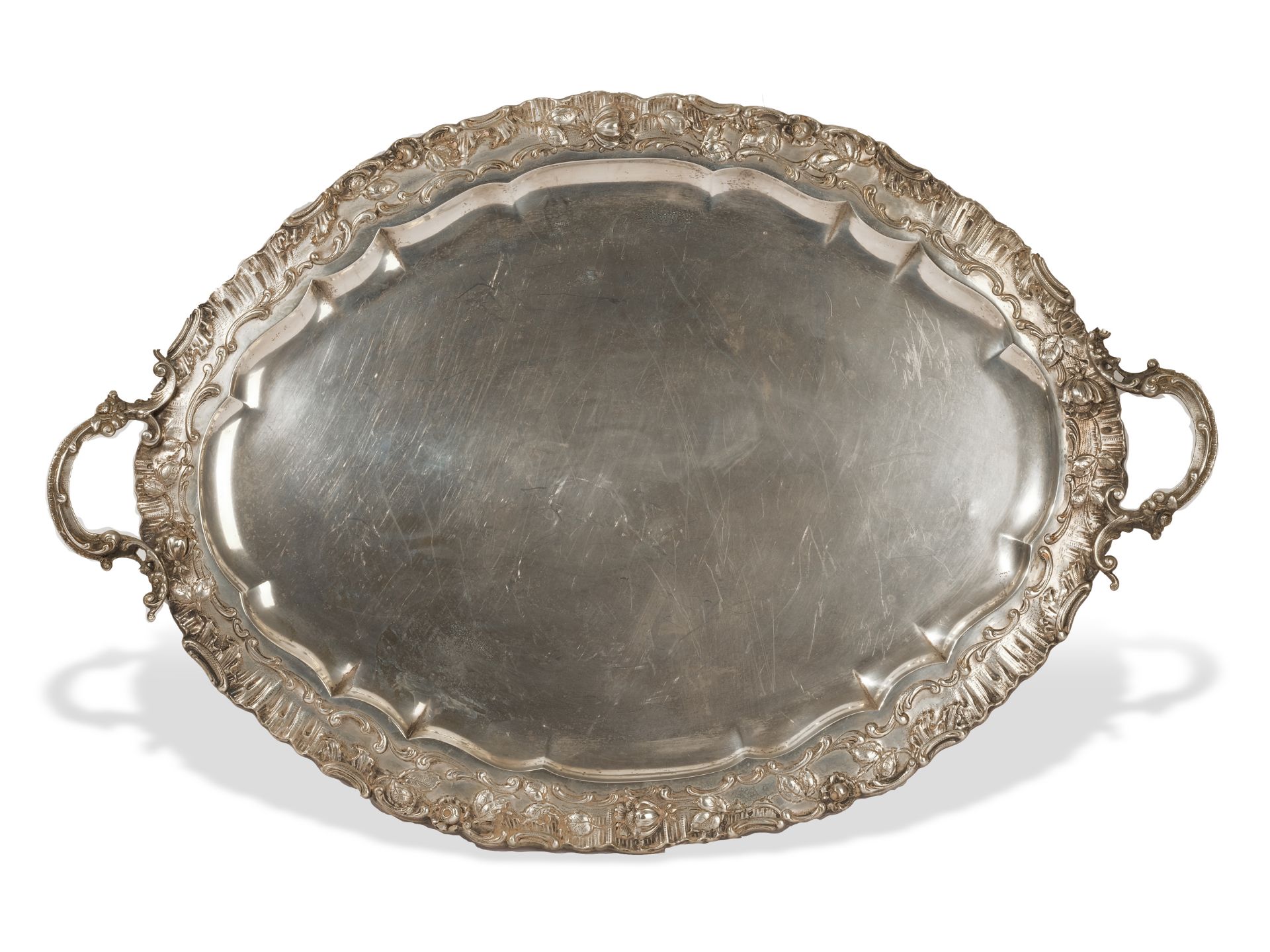 Silver tray, 
Austria, 
Ca. 1880/90