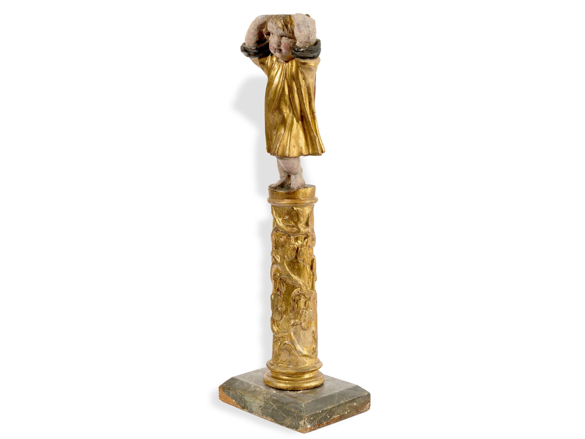 Christ child standing on a column, 
Southern Europe, Spain/Italy, 
17th century - Image 3 of 7