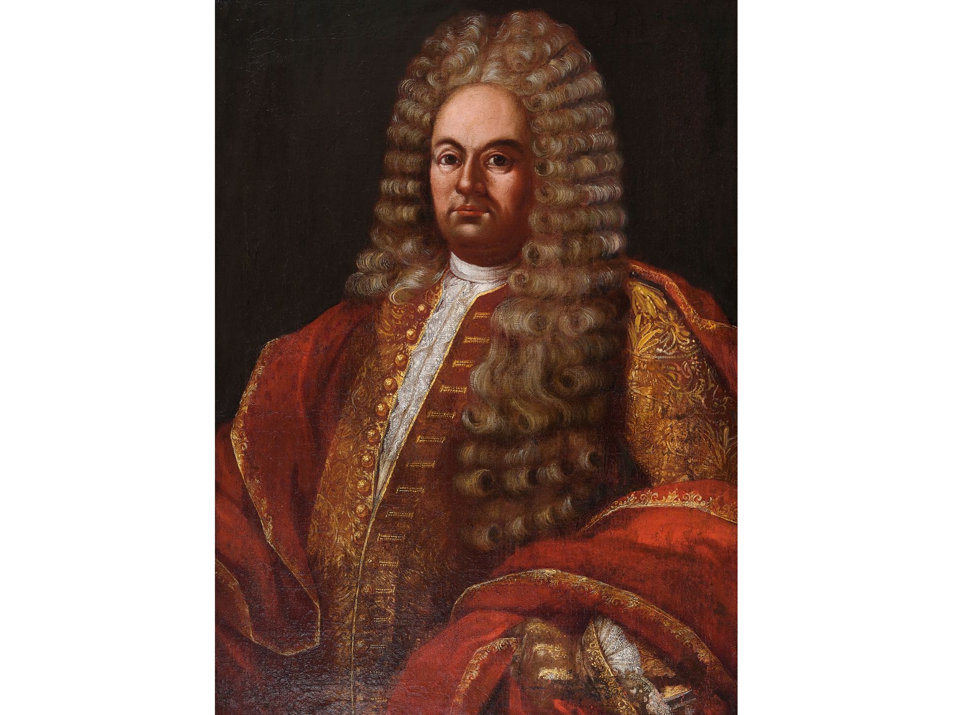 Georg Friedrich Händel, 
Halle an der Saale 1685 - 1759 London, 
Portrait des Barockkomponisten