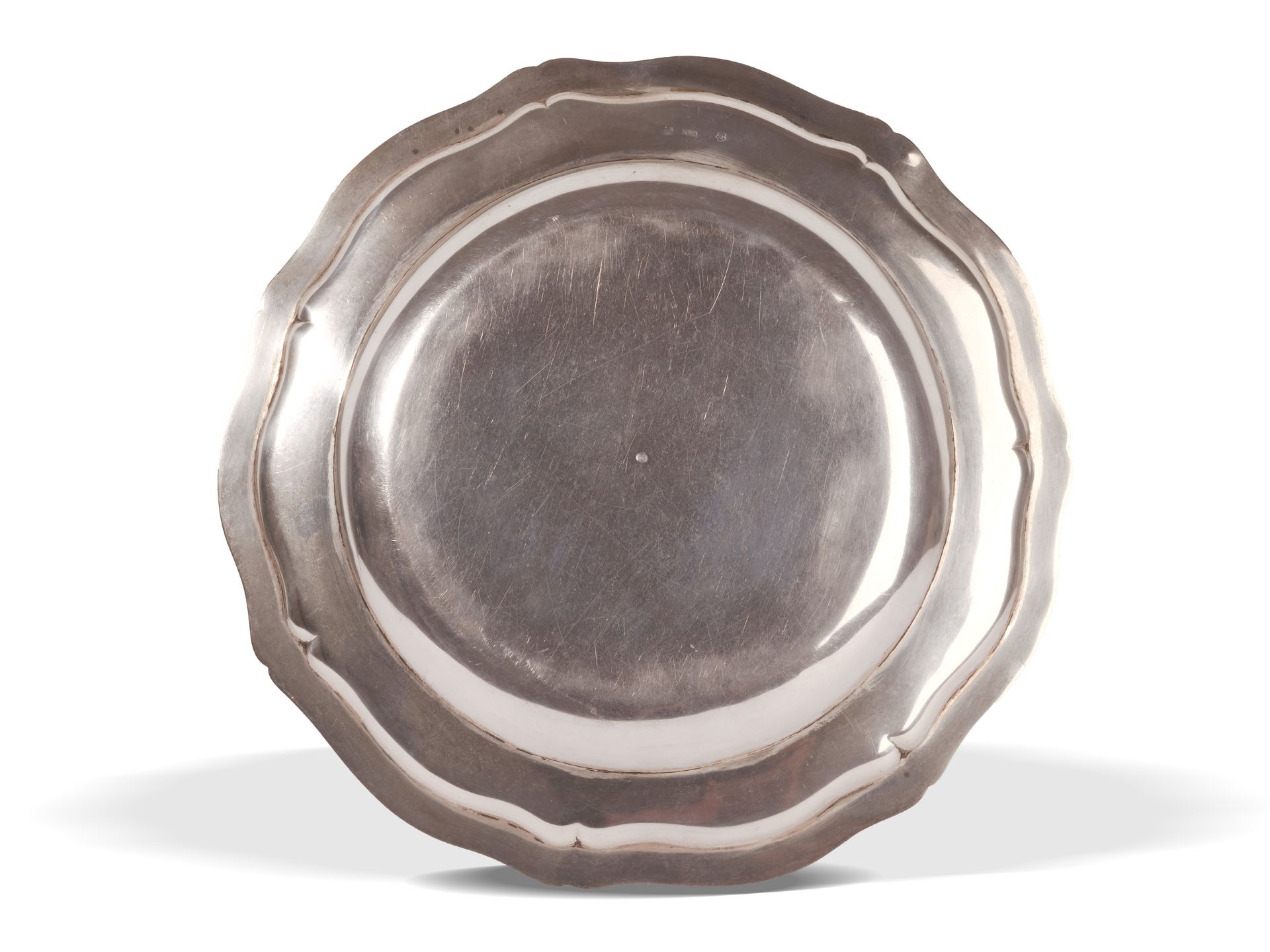 Silver plate, 
Ca. 1900, 
Marked - Image 3 of 4