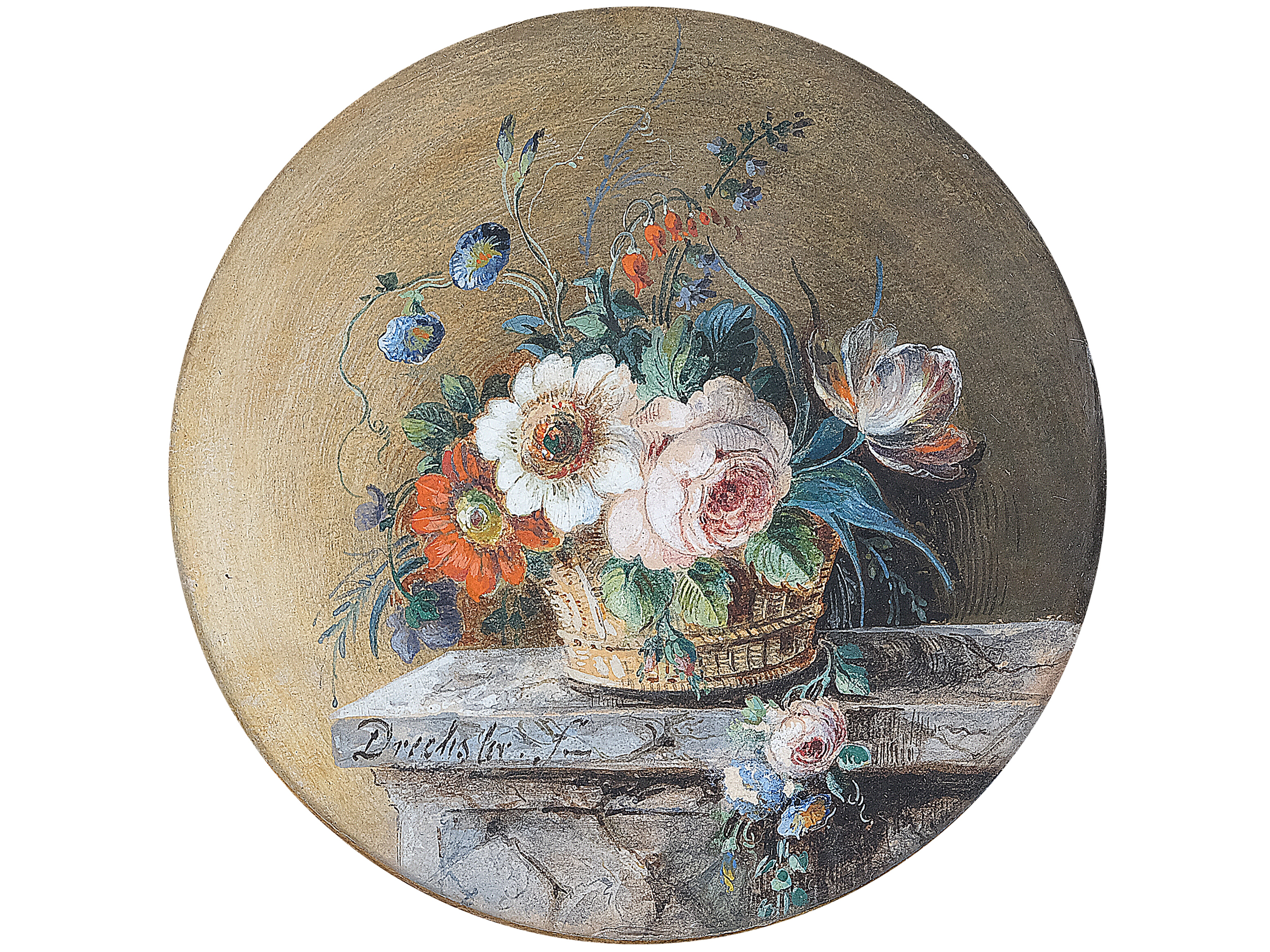 Johann Baptist Drechsler, Liechtental/now Vienna 1756 - 1811 Vienna, attributed, Flower bouquet