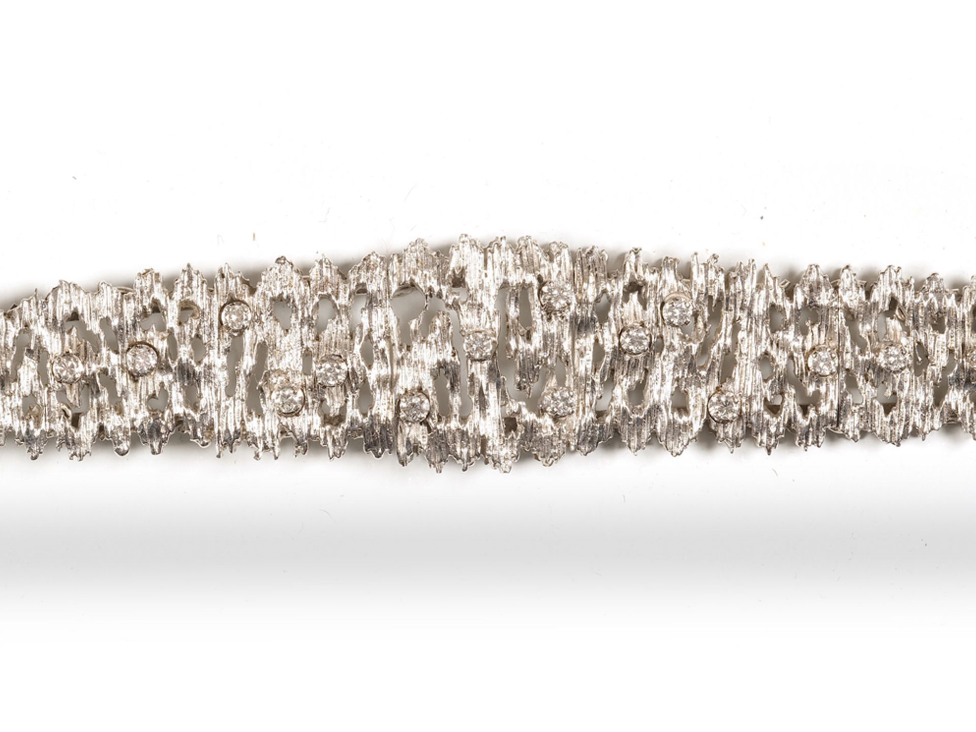 Bracelet, 
Ca. 1970, 
White gold, 14 carat