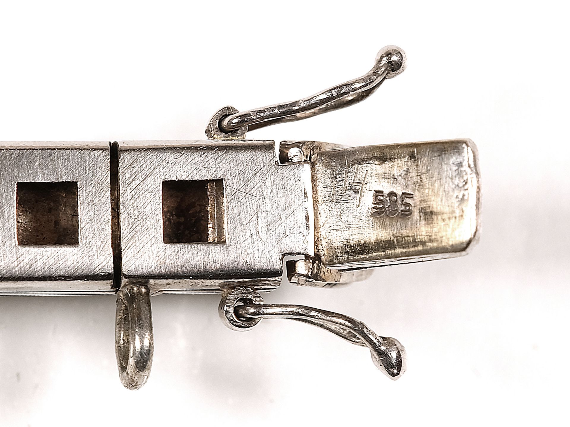 Bracelet, 
Ca. 1970, 
White gold, 14 carat - Image 3 of 3