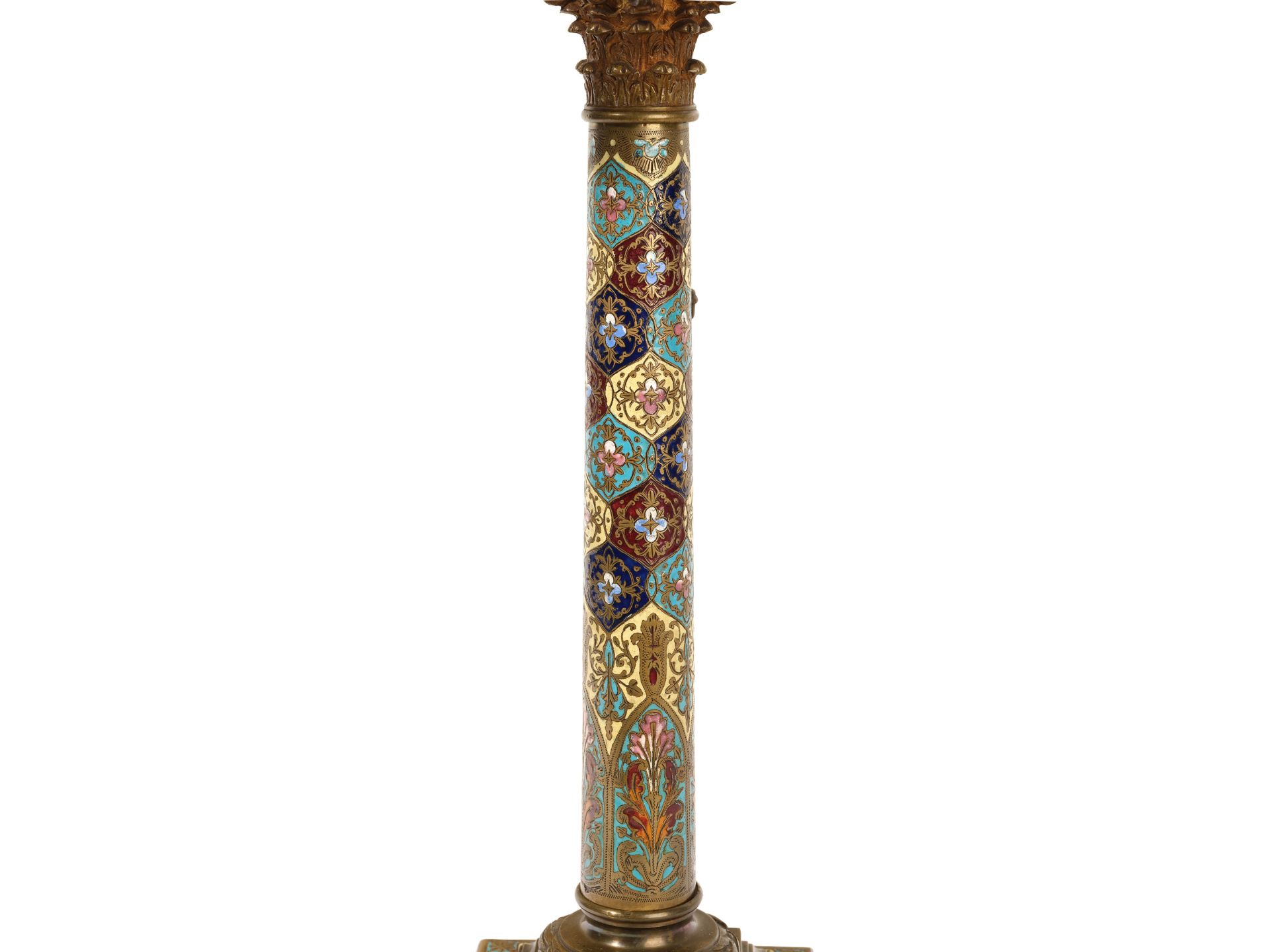 Table lamp, 
Ca. 1910, 
Bronze - Image 6 of 7