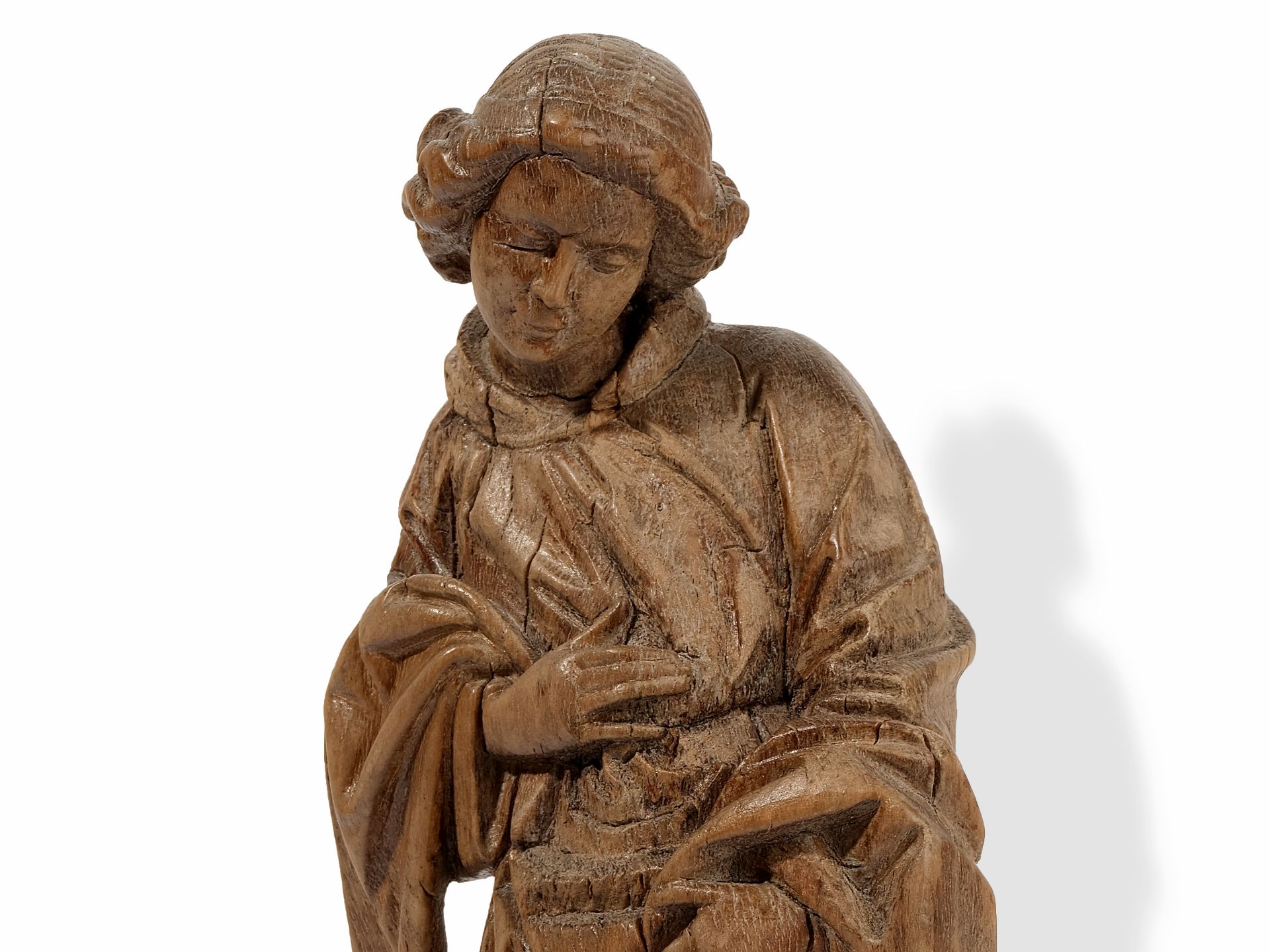 High quality sculpture, 
Brabant, Brussels?, 
Ca. 1500 - Image 4 of 6