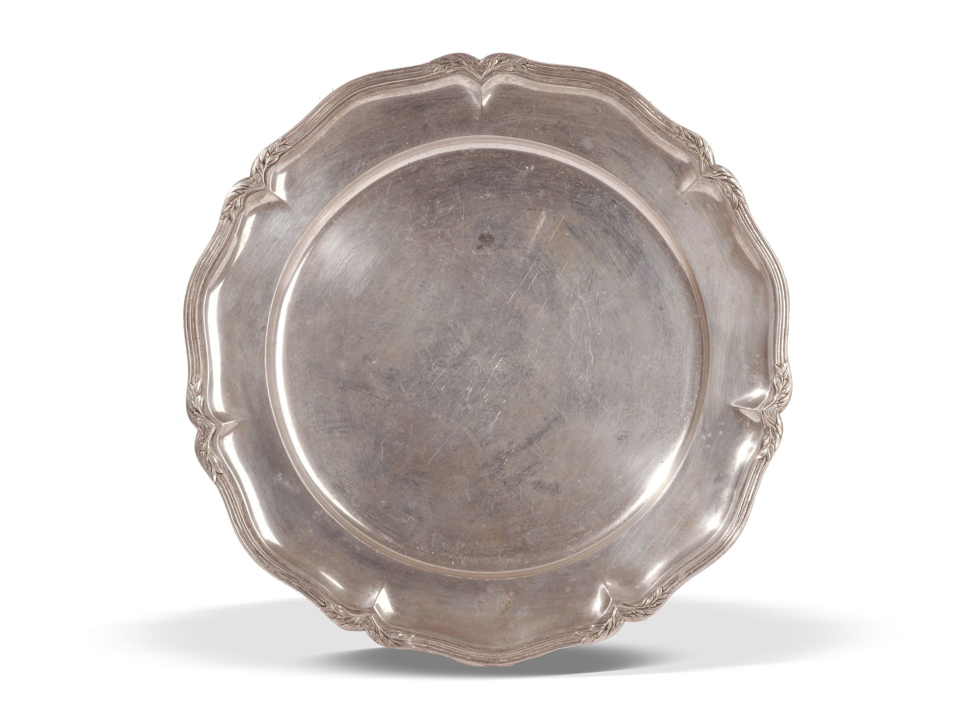 Silver plate, 
Jarosinski & Vaugoin, Vienna, 
Ca. 1900/20