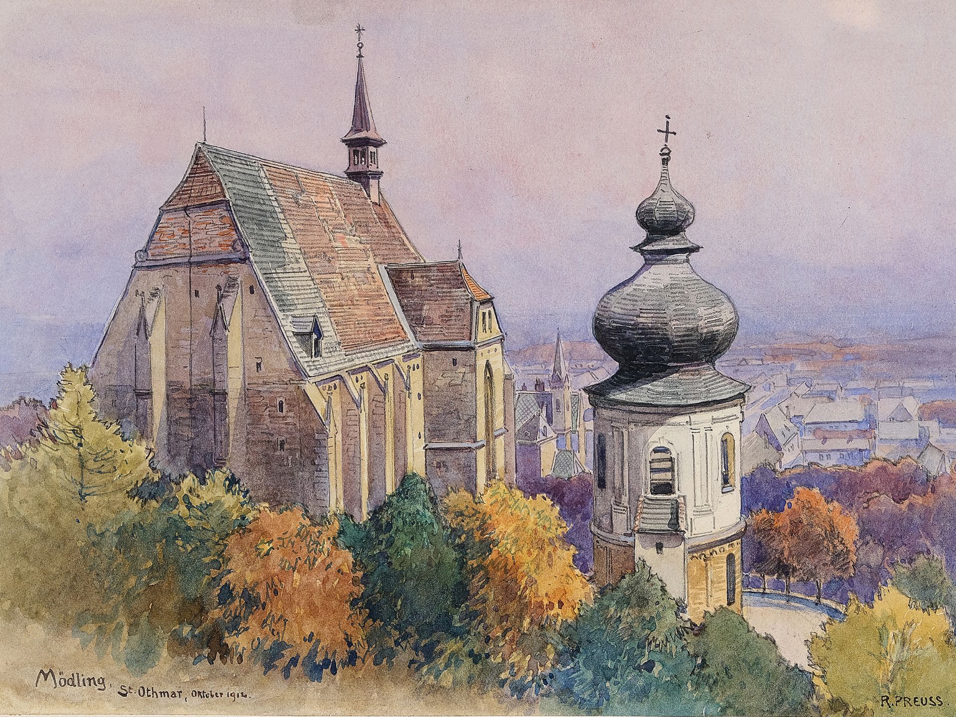 Rudolf Preuss, 
Vienna 1879 - 1961 Vienna, 
Mödling