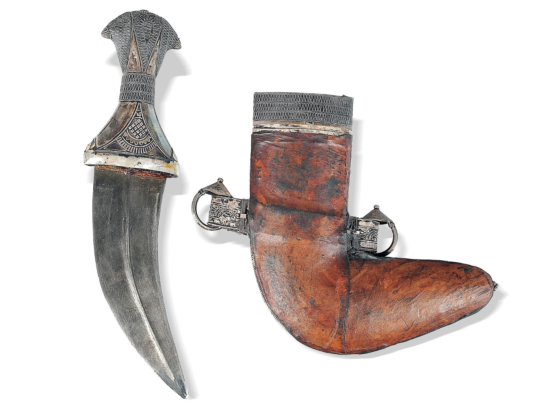 Dagger, 
North Africa or Yemen, 
Ca. 1920/40 - Image 4 of 6