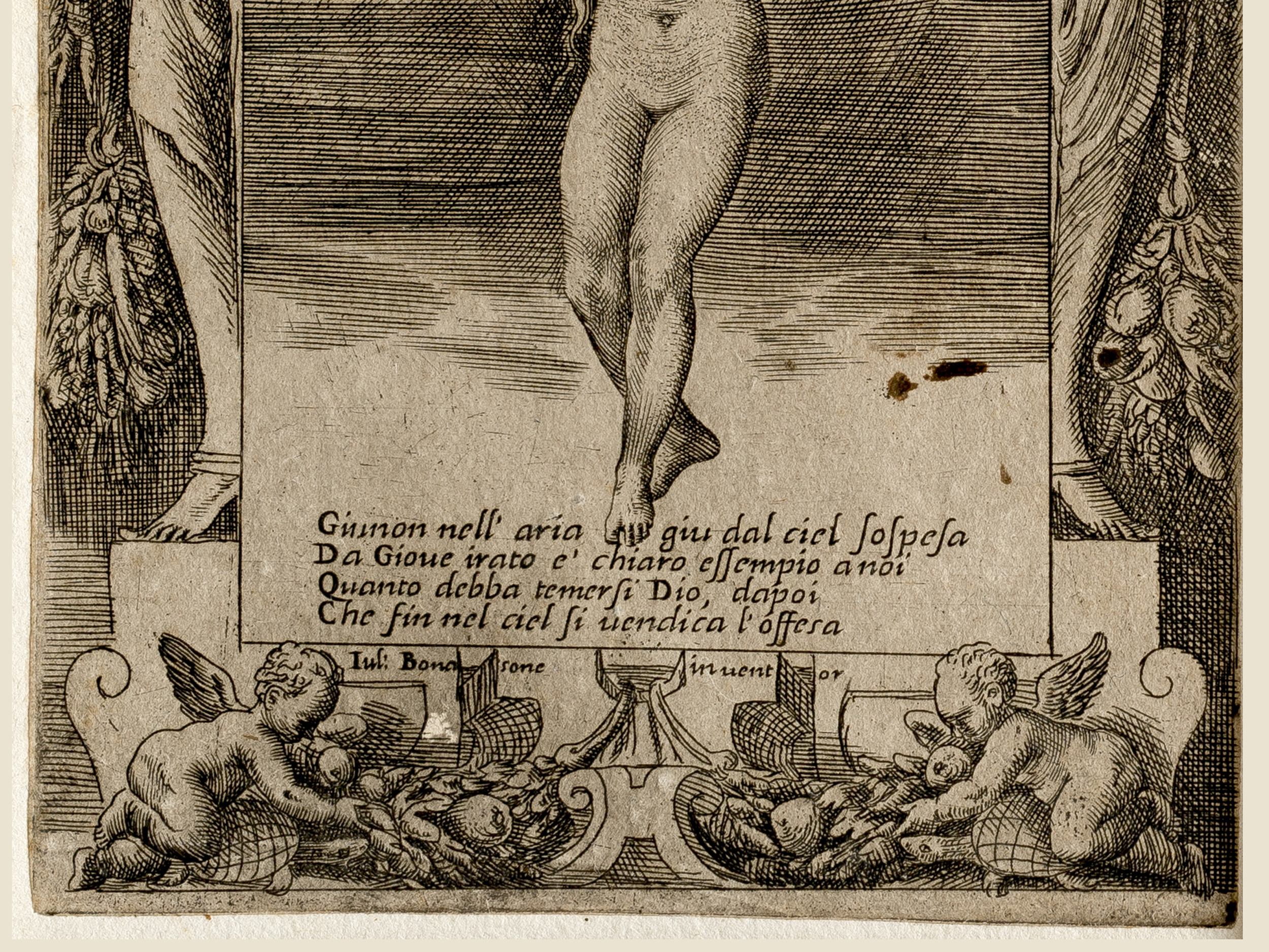 Giulia Bonasone, 1531 - 1574, Vier Kupferstiche aus der Serie - Bild 7 aus 9