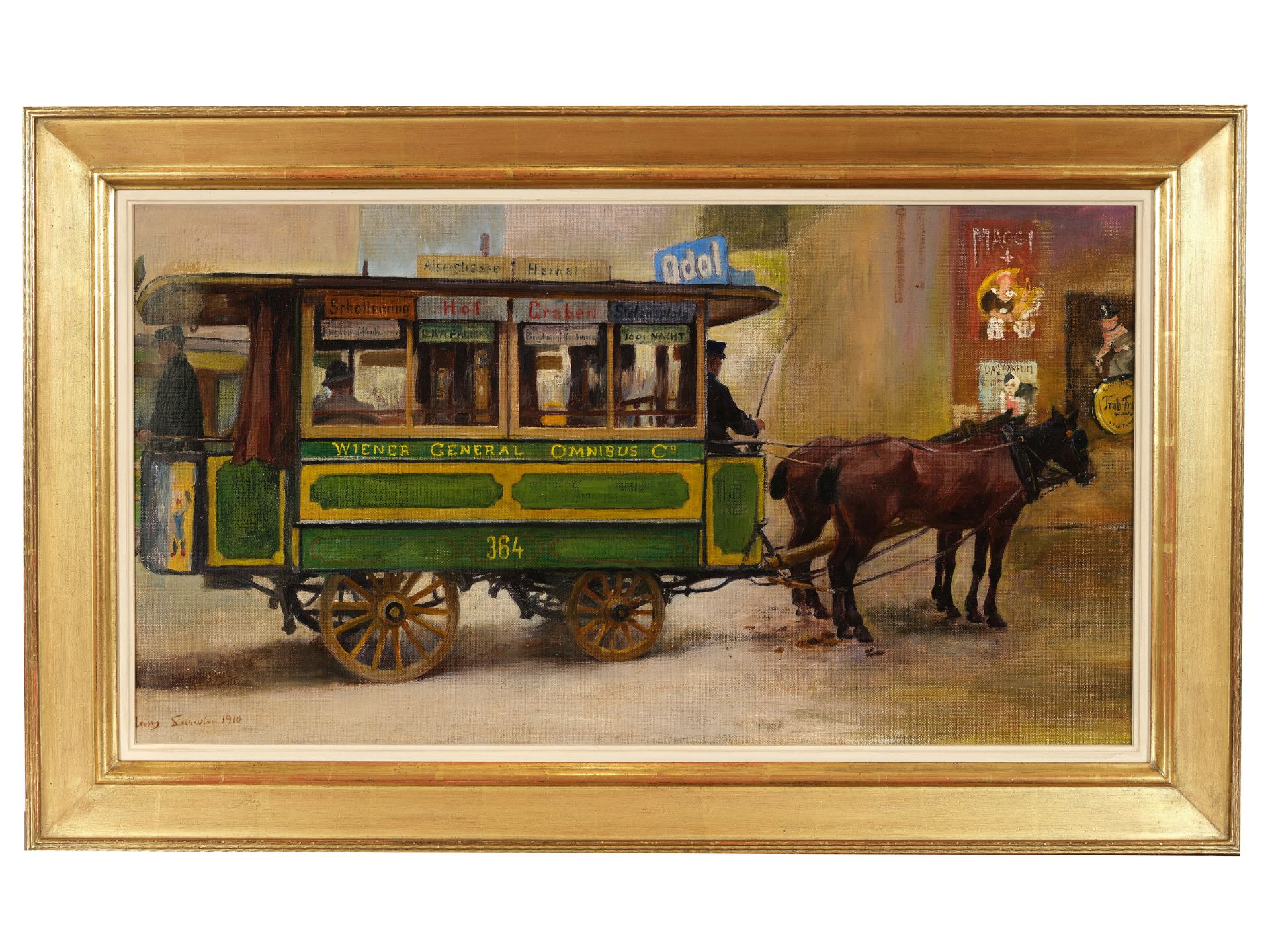 Hans Larwin, Wien 1873 - 1938 Wien, Wiener Generalomnibus - Bild 2 aus 6