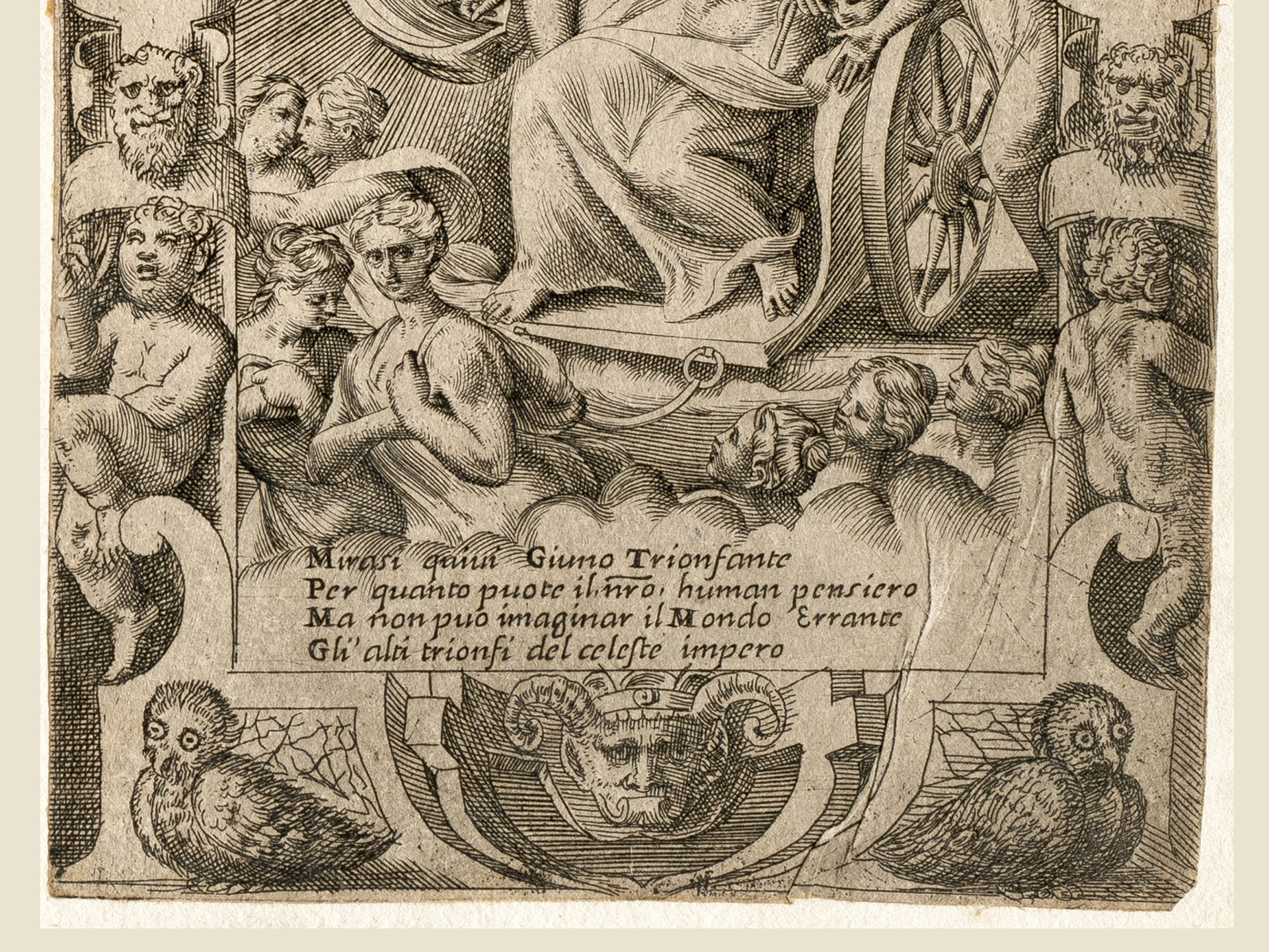 Giulia Bonasone, 1531 - 1574, Vier Kupferstiche aus der Serie - Bild 9 aus 9