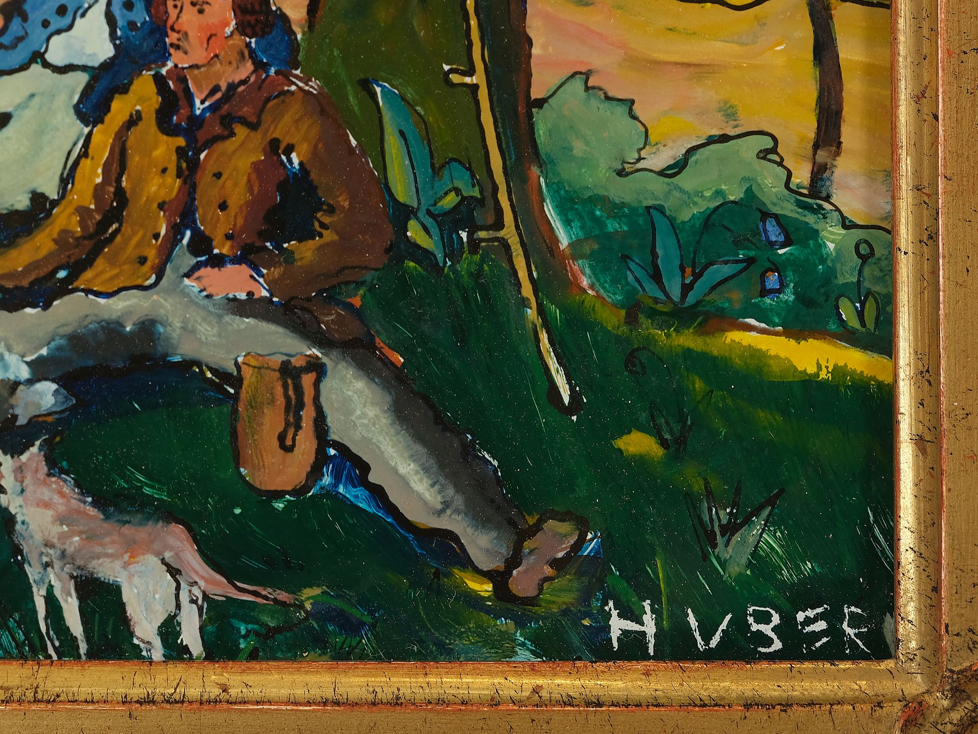 Ernst Huber, Wien 1895 - 1960 Wien, Picknick - Bild 3 aus 4