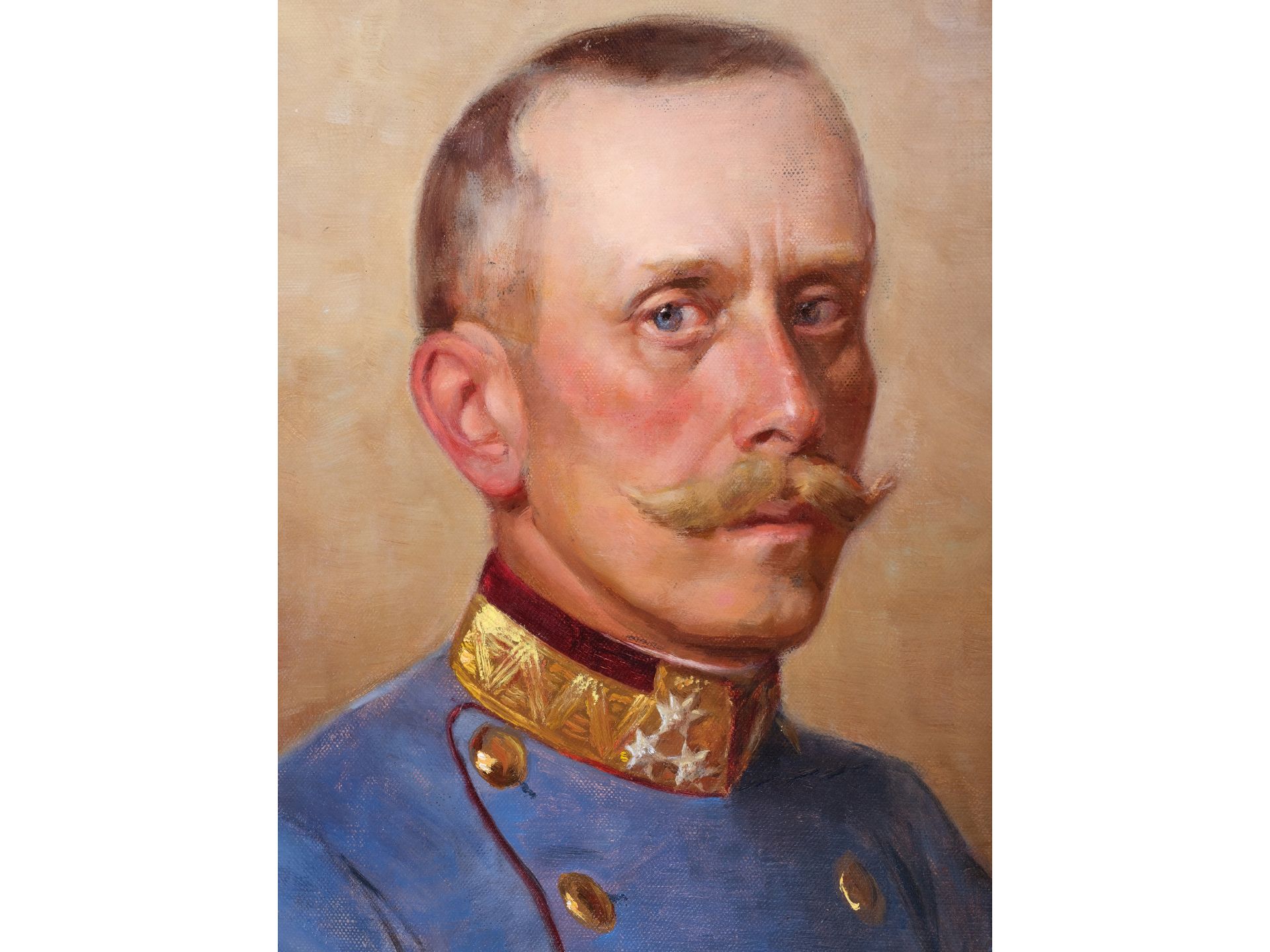 Ludwig Koch, Wien 1866 - 1934 Wien, Portrait eines Offiziers - Bild 3 aus 5