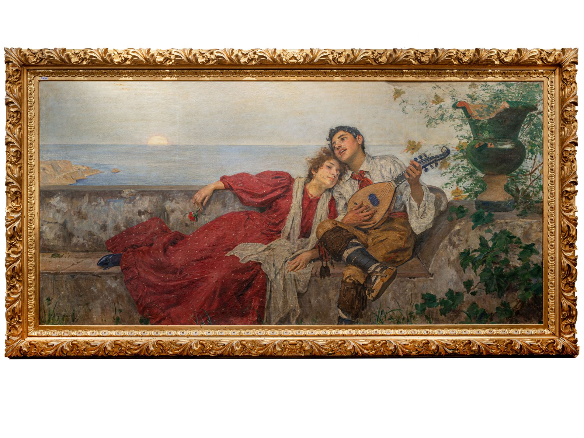 Johann Viktor Krämer, Adamov 1861 - 1949 Wien, Serenade - Bild 2 aus 10