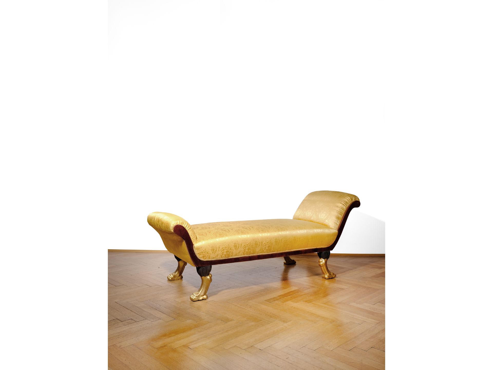 Chaise longue, German or French, Biedermeier