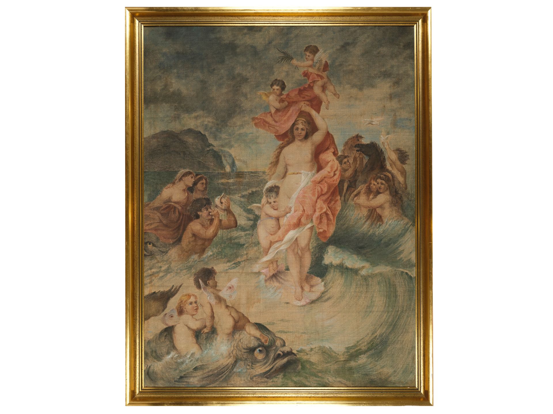 Geburt der Venus, Entwurf für eine Tapisserie, Um 1900  - Bild 2 aus 3