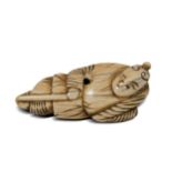 Netsuke, Schlafender, Japan