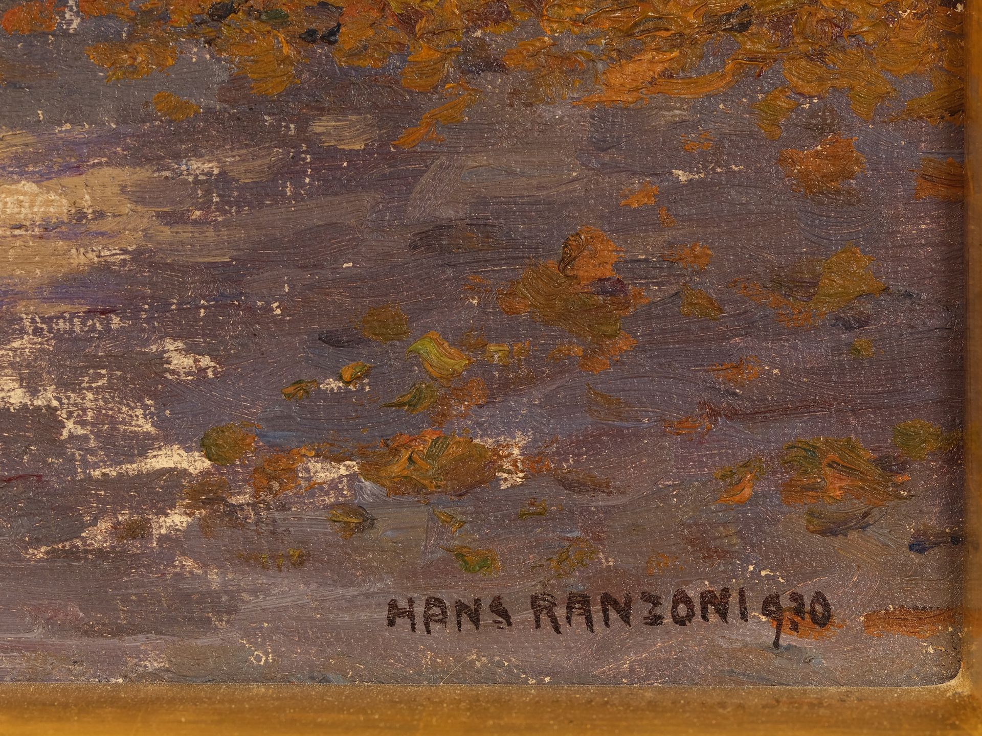 Hans Ranzoni der Ältere, Wien 1868 - 1956 Krems an der Donau, Motiv aus Schönbrunn - Bild 5 aus 6
