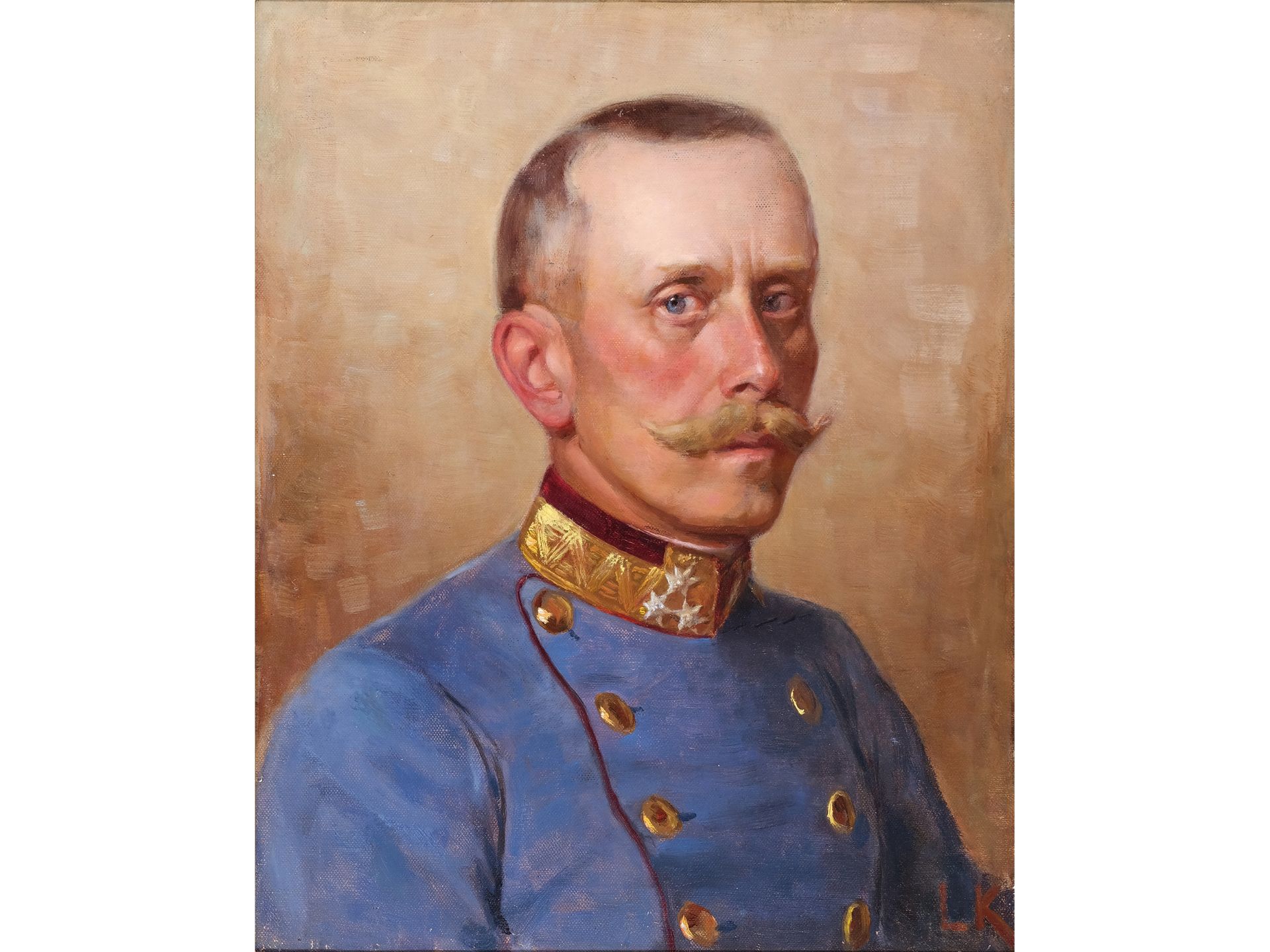 Ludwig Koch, Wien 1866 - 1934 Wien, Portrait eines Offiziers