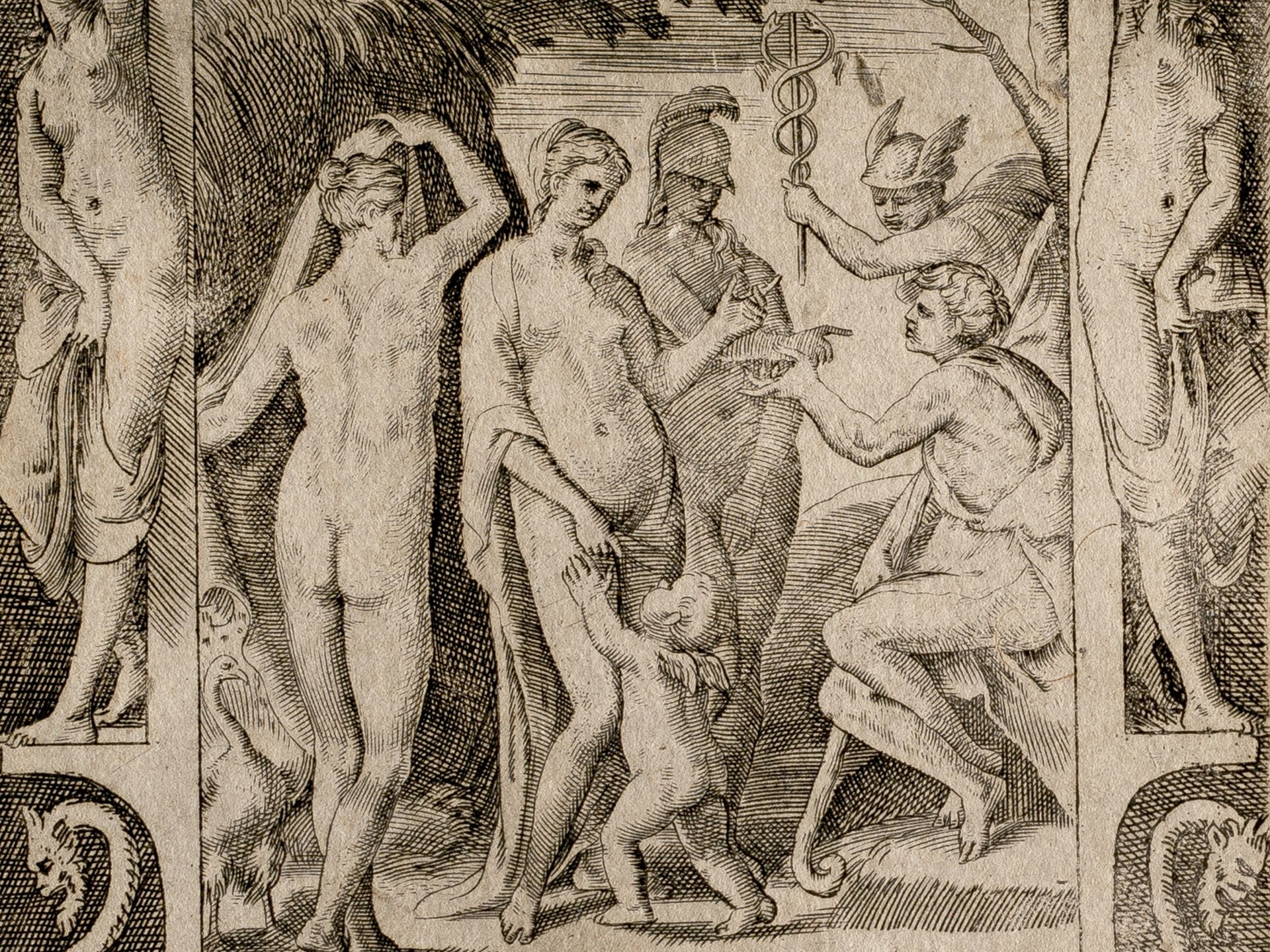 Giulia Bonasone, 1531 - 1574, Vier Kupferstiche aus der Serie - Bild 4 aus 9