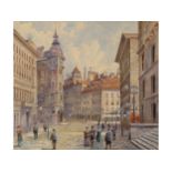 Anton Müller, Wien 1853 - 1897 Wien, Die Wipplingerstraße - Wien I