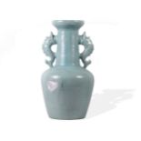 Vase mit Seladonglasur, China, Ming Dynastie, 1368-1644