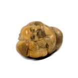 Netsuke, Schlafender, Japan