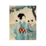Japanischer Farbholzschnitt, 19. Jahrhundert