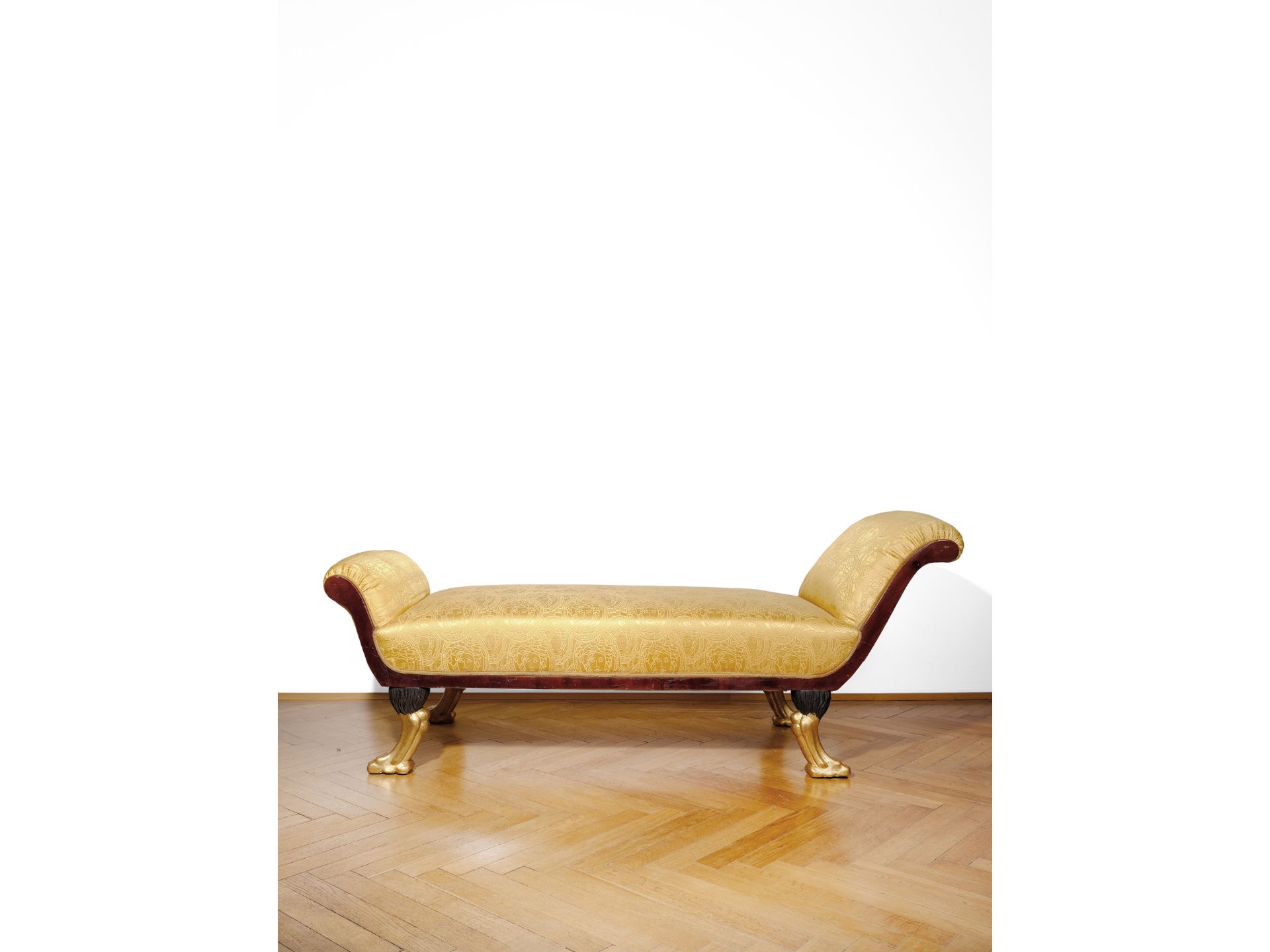 Chaise longue, German or French, Biedermeier - Image 2 of 4