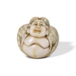 Netsuke, Kugeliger Hotei, Japan