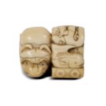 Netsuke, Kintarō als Daruma, Japan