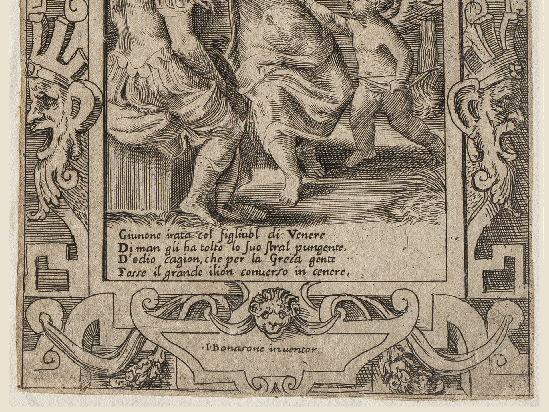 Giulia Bonasone, 1531 - 1574, Vier Kupferstiche aus der Serie - Bild 7 aus 9