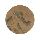 Bird and Flower Painting, Japan, Um 1900
