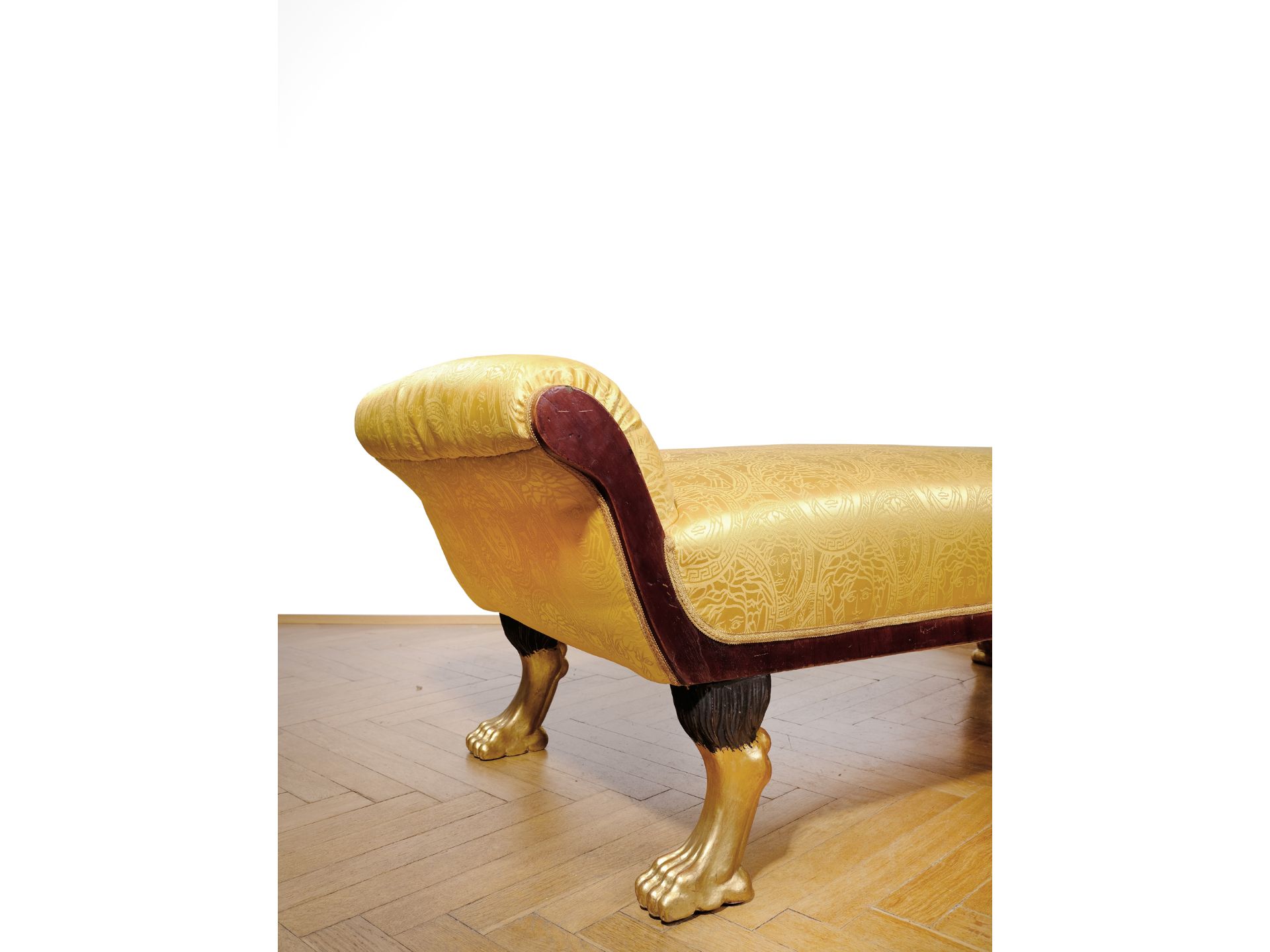 Chaise longue, German or French, Biedermeier - Image 4 of 4