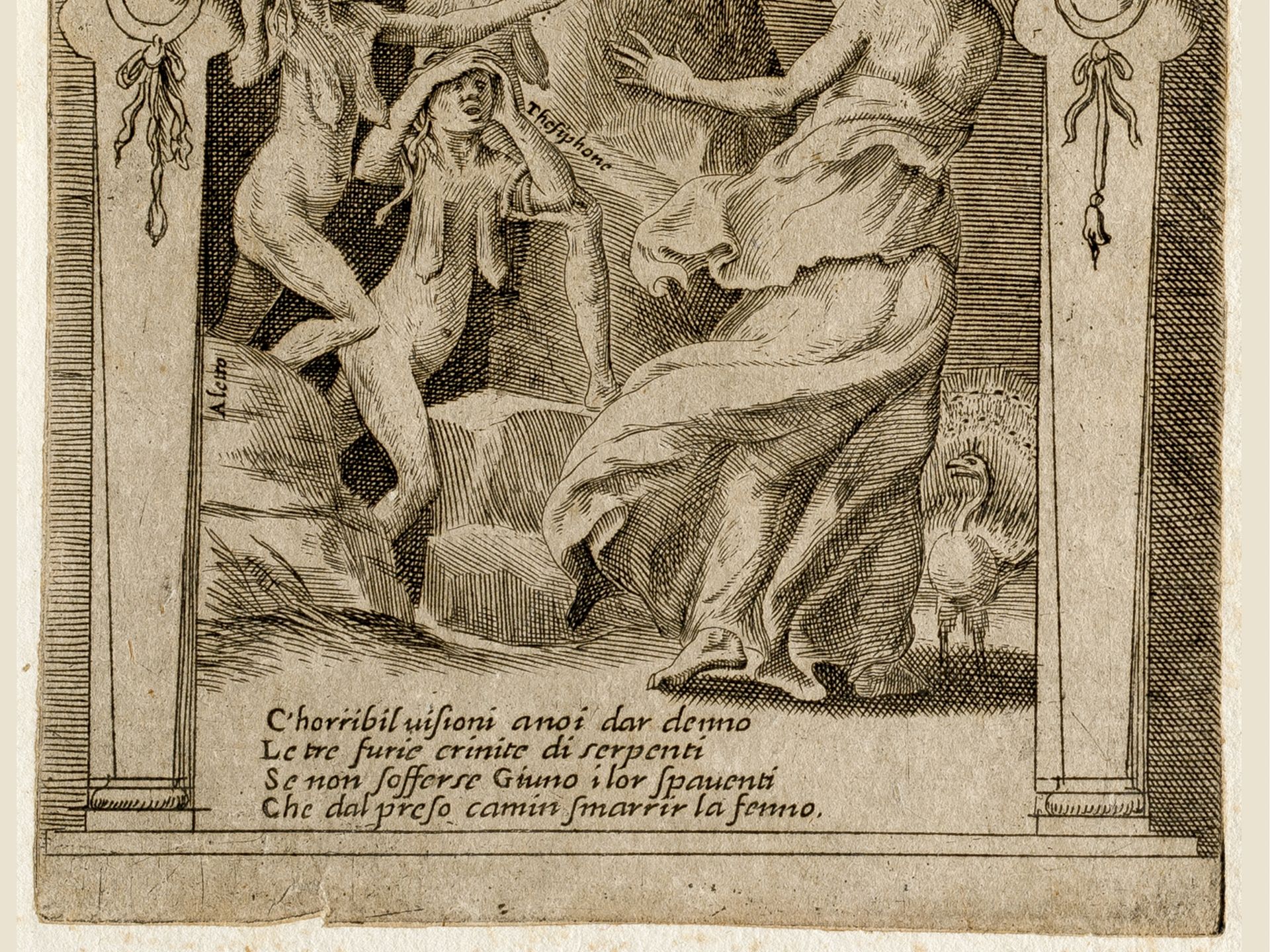 Giulia Bonasone, 1531 - 1574, Vier Kupferstiche aus der Serie - Bild 5 aus 9