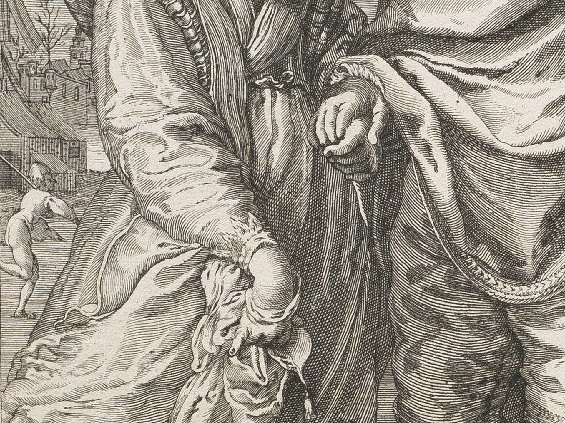 Jeremias Wolff, Augsburg 1663 - 1724 Augsburg, Winter - Bild 4 aus 6