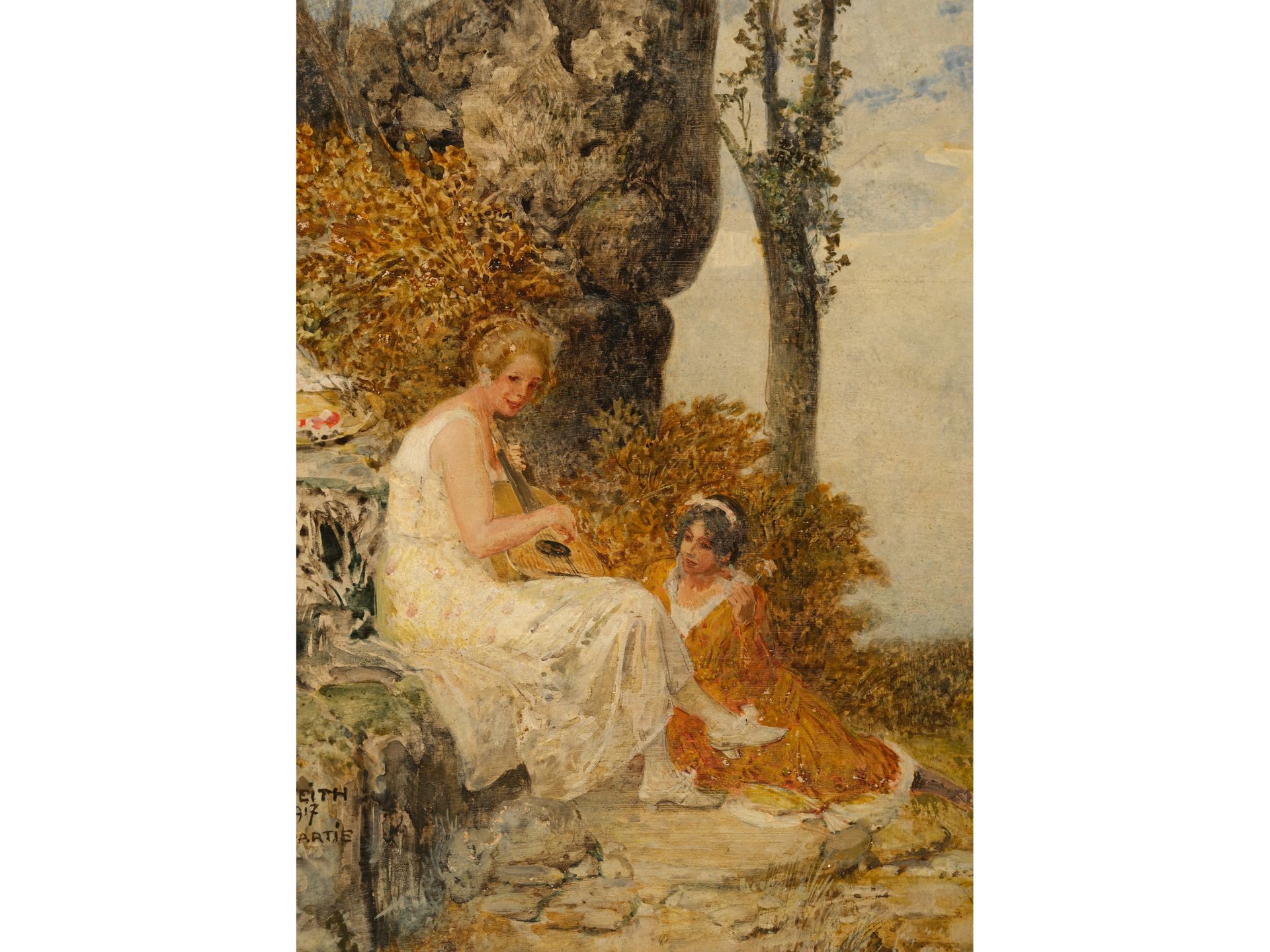 Eduard Veith, Neutitschein 1858 - 1925 Wien, Landpartie - Bild 3 aus 6