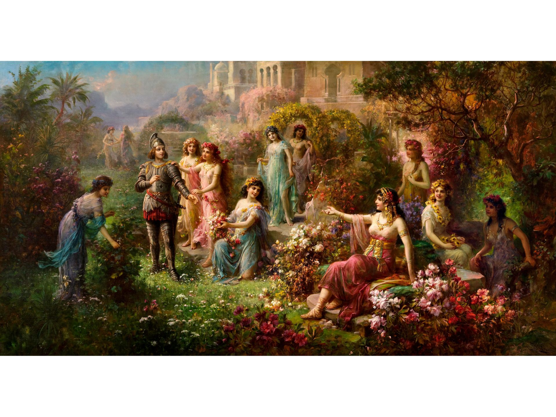 Hans Zatzka, Wien 1859 - 1945 Wien, Träumerei aus dem Morgenland