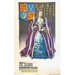 1931 London Underground double-royal poster [Queen] 'Anne 1702-1714, visit the Queen's state