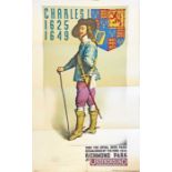 1931 London Underground double-royal poster [King] 'Charles II 1625-1649, visit the Royal Deer