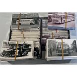 From the David Harvey Photographic Archive: a box of 1,400+ b&w (& some colour) postcard-size