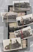 From the David Harvey Photographic Archive: a box of approx 1,300 b&w, postcard-size PHOTOGRAPHS