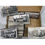 From the David Harvey Photographic Archive: a box of 800+ mainly b&w, postcard-size PHOTOGRAPHS of