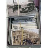 From the David Harvey Photographic Archive: a box of approx 600 b&w plus a few colour, postcard-size